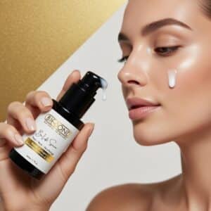 Bio Lift Serum BIOYOND woman applying serum